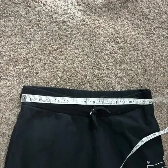 Diesel UMLB-PAN CALZONCINI Black Drawstring Sweat Shorts Mens XL Lounge - Picture 5 of 12